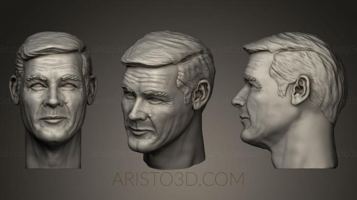 Busts and bas-reliefs of famous people (BUSTC_0533) 3D model for CNC machine
